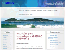 Tablet Screenshot of ab.sc.senac.br