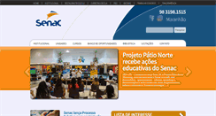 Desktop Screenshot of ma.senac.br